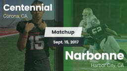 Matchup: Centennial High vs. Narbonne  2017