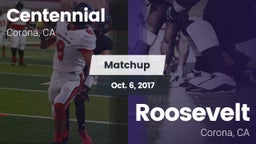 Matchup: Centennial High vs. Roosevelt  2017