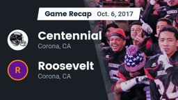 Recap: Centennial  vs. Roosevelt  2017