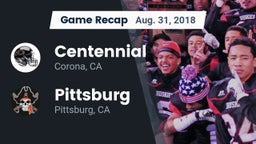 Recap: Centennial  vs. Pittsburg  2018