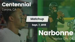 Matchup: Centennial High vs. Narbonne  2018