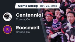 Recap: Centennial  vs. Roosevelt  2018