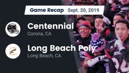 Recap: Centennial  vs. Long Beach Poly  2019