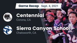 Recap: Centennial  vs. Sierra Canyon School 2021