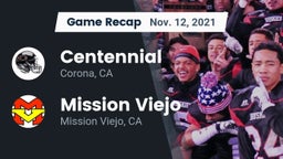 Recap: Centennial  vs. Mission Viejo  2021