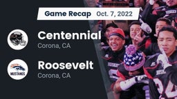 Recap: Centennial  vs. Roosevelt  2022