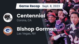 Recap: Centennial  vs. Bishop Gorman  2023