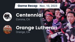 Recap: Centennial  vs. Orange Lutheran  2023