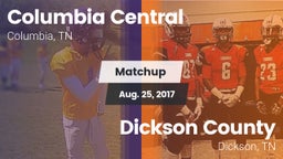 Matchup: Columbia Central vs. Dickson County  2017