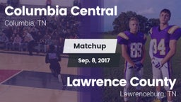 Matchup: Columbia Central vs. Lawrence County  2017