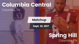 Matchup: Columbia Central vs. Spring Hill  2017