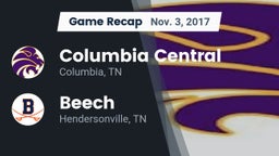 Recap: Columbia Central  vs. Beech  2017