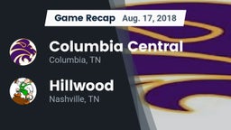 Recap: Columbia Central  vs. Hillwood  2018