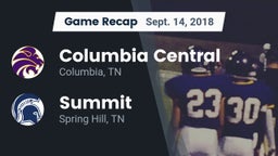 Recap: Columbia Central  vs. Summit  2018