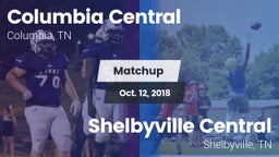 Matchup: Columbia Central vs. Shelbyville Central  2018