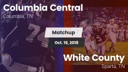 Matchup: Columbia Central vs. White County  2018