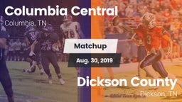 Matchup: Columbia Central vs. Dickson County  2019