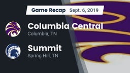 Recap: Columbia Central  vs. Summit  2019
