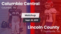 Matchup: Columbia Central vs. Lincoln County  2019