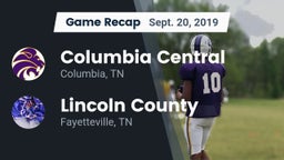 Recap: Columbia Central  vs. Lincoln County  2019