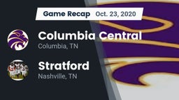 Recap: Columbia Central  vs. Stratford  2020