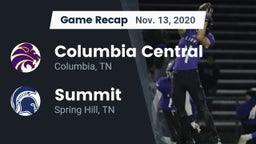 Recap: Columbia Central  vs. Summit  2020