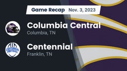 Recap: Columbia Central  vs. Centennial  2023