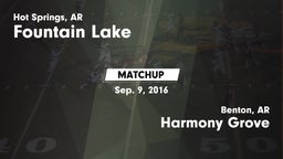 Matchup: Fountain Lake vs. Harmony Grove  2016