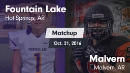 Matchup: Fountain Lake vs. Malvern  2016