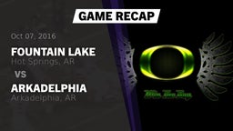 Recap: Fountain Lake  vs. Arkadelphia  2016