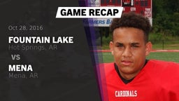 Recap: Fountain Lake  vs. Mena  2016