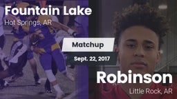 Matchup: Fountain Lake vs. Robinson  2017