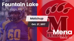 Matchup: Fountain Lake vs. Mena  2017