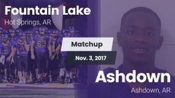 Matchup: Fountain Lake vs. Ashdown  2017