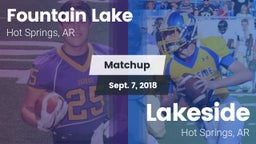 Matchup: Fountain Lake vs. Lakeside  2018