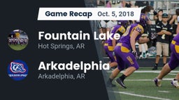 Recap: Fountain Lake  vs. Arkadelphia  2018