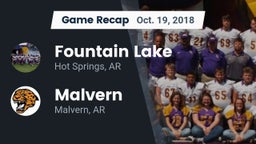 Recap: Fountain Lake  vs. Malvern  2018