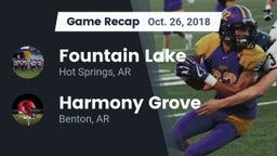 Recap: Fountain Lake  vs. Harmony Grove  2018
