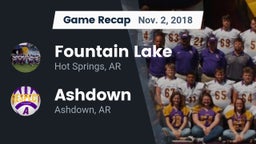 Recap: Fountain Lake  vs. Ashdown  2018