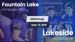 Matchup: Fountain Lake vs. Lakeside  2019