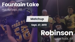 Matchup: Fountain Lake vs. Robinson  2019