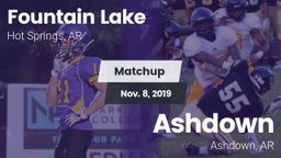 Matchup: Fountain Lake vs. Ashdown  2019