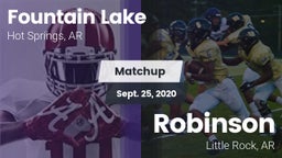Matchup: Fountain Lake vs. Robinson  2020