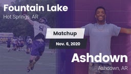 Matchup: Fountain Lake vs. Ashdown  2020