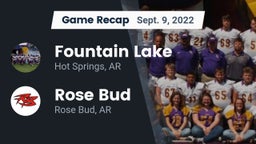Recap: Fountain Lake  vs. Rose Bud  2022