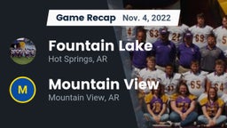 Recap: Fountain Lake  vs. Mountain View  2022