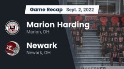 Recap: Marion Harding  vs. Newark  2022