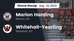 Recap: Marion Harding  vs. Whitehall-Yearling  2023