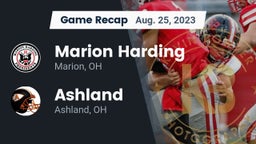 Recap: Marion Harding  vs. Ashland  2023