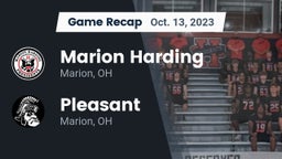 Recap: Marion Harding  vs. Pleasant  2023